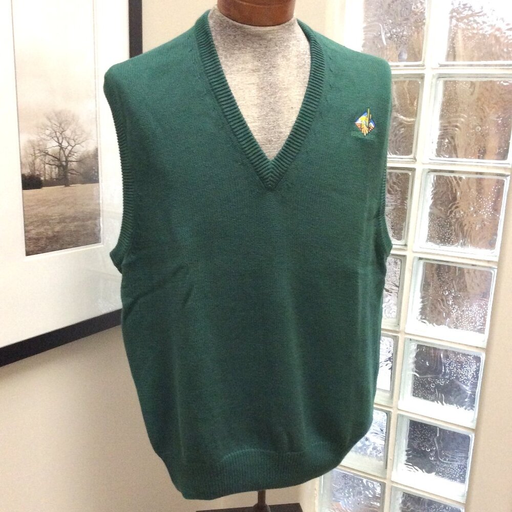 SLAZENGER Sweater Knit Golf Vest Size XXL